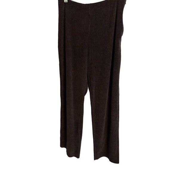 Vintage 90's April Cornell Brown Corduroy Straight Leg Pant Sz S High Waist - Picture 1 of 9